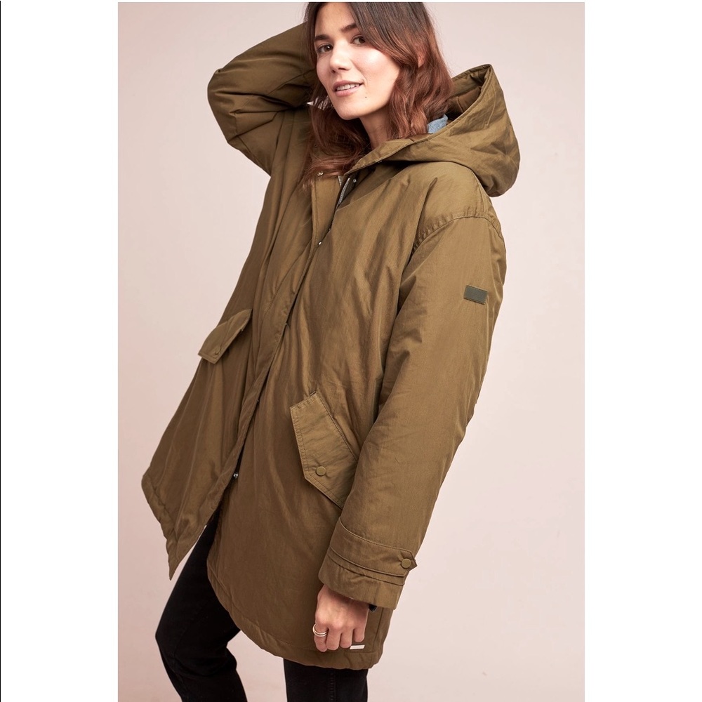 Anthropologie/Scotch&Soda Leopard-Lined Anorak